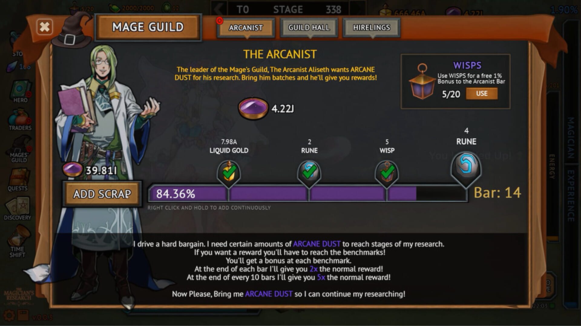 The Magician's Research - Screenshot