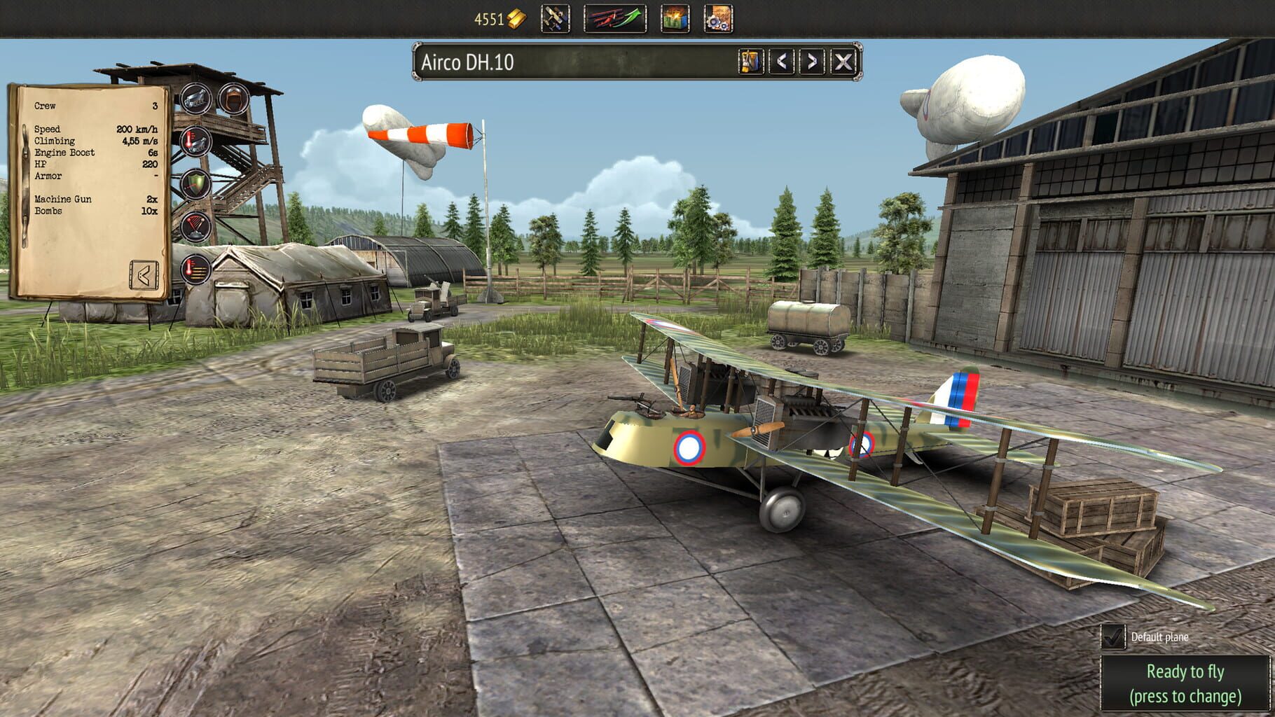 Captura de pantalla - Warplanes: WW1 Sky Aces