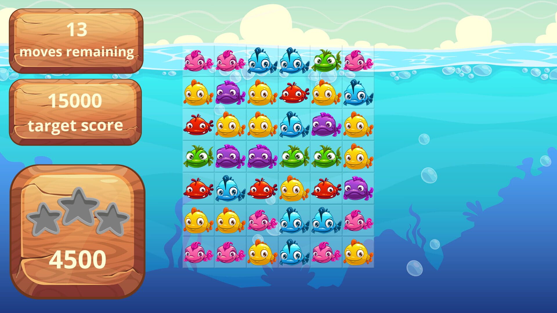 Three of a Fish - Screenshot