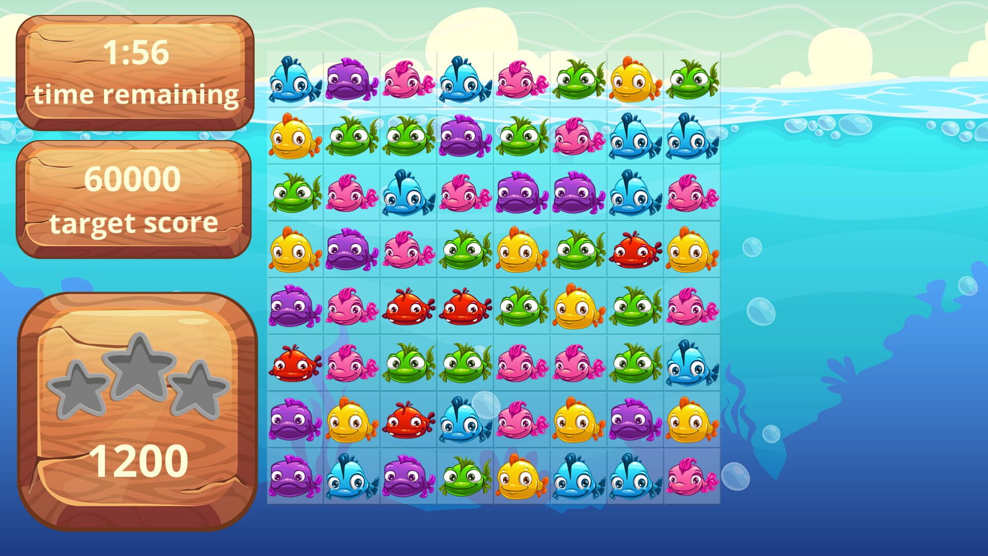 Three of a Fish - Screenshot