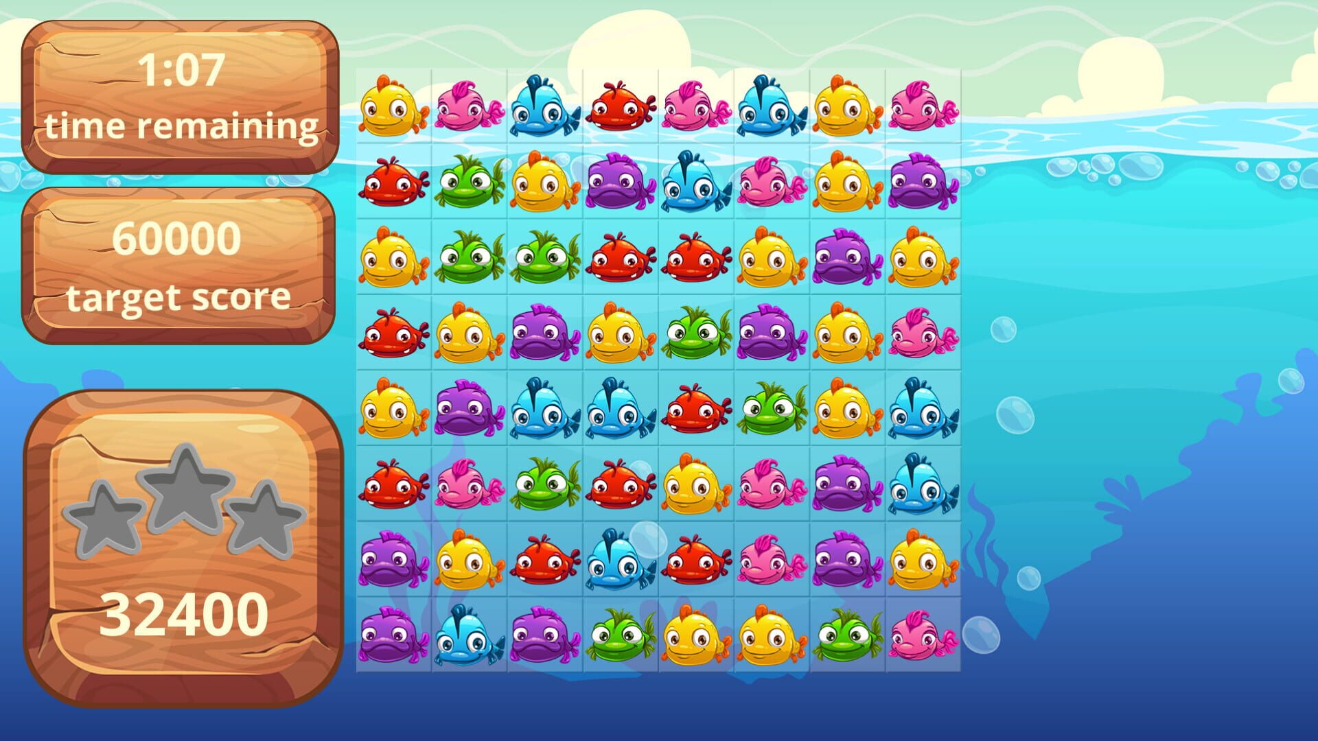 Three of a Fish - Screenshot