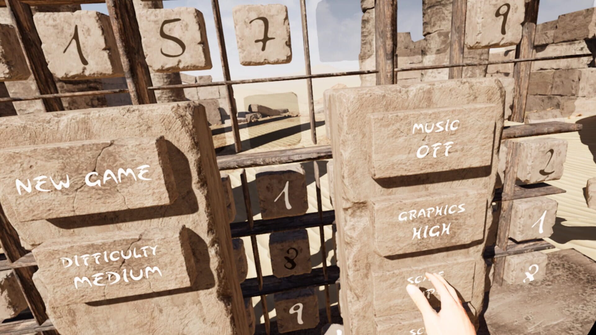 Arabian Stones: The VR Sudoku Game - Screenshot