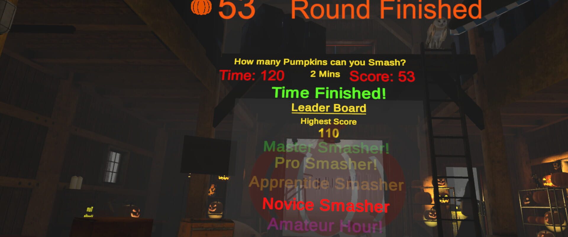 Pumpkin Smasher VR - Screenshot