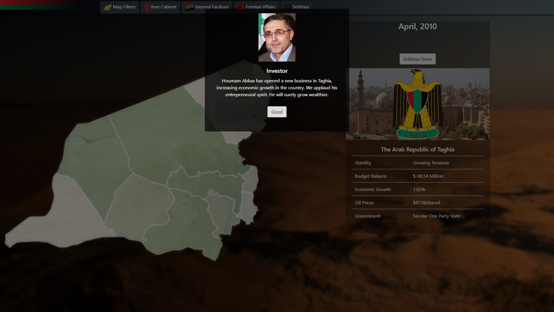 The Arab Republic of Taghia - Screenshot
