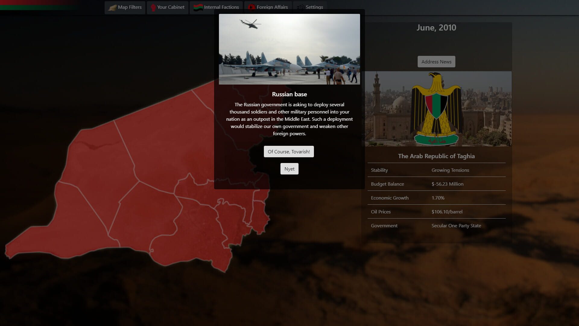 The Arab Republic of Taghia - Screenshot