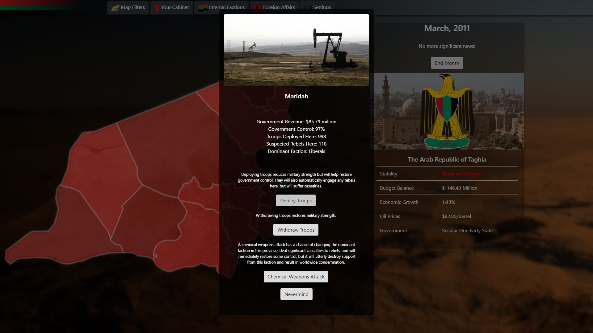 The Arab Republic of Taghia - Screenshot
