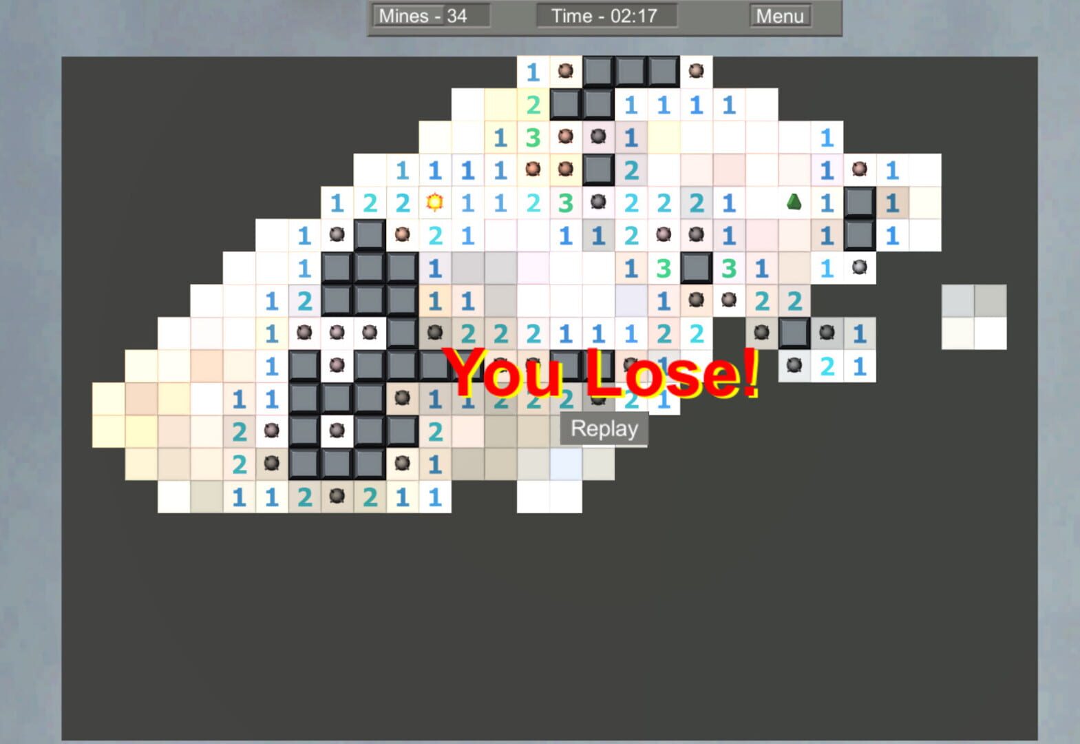 Super Minesweeper Attack - Screenshot