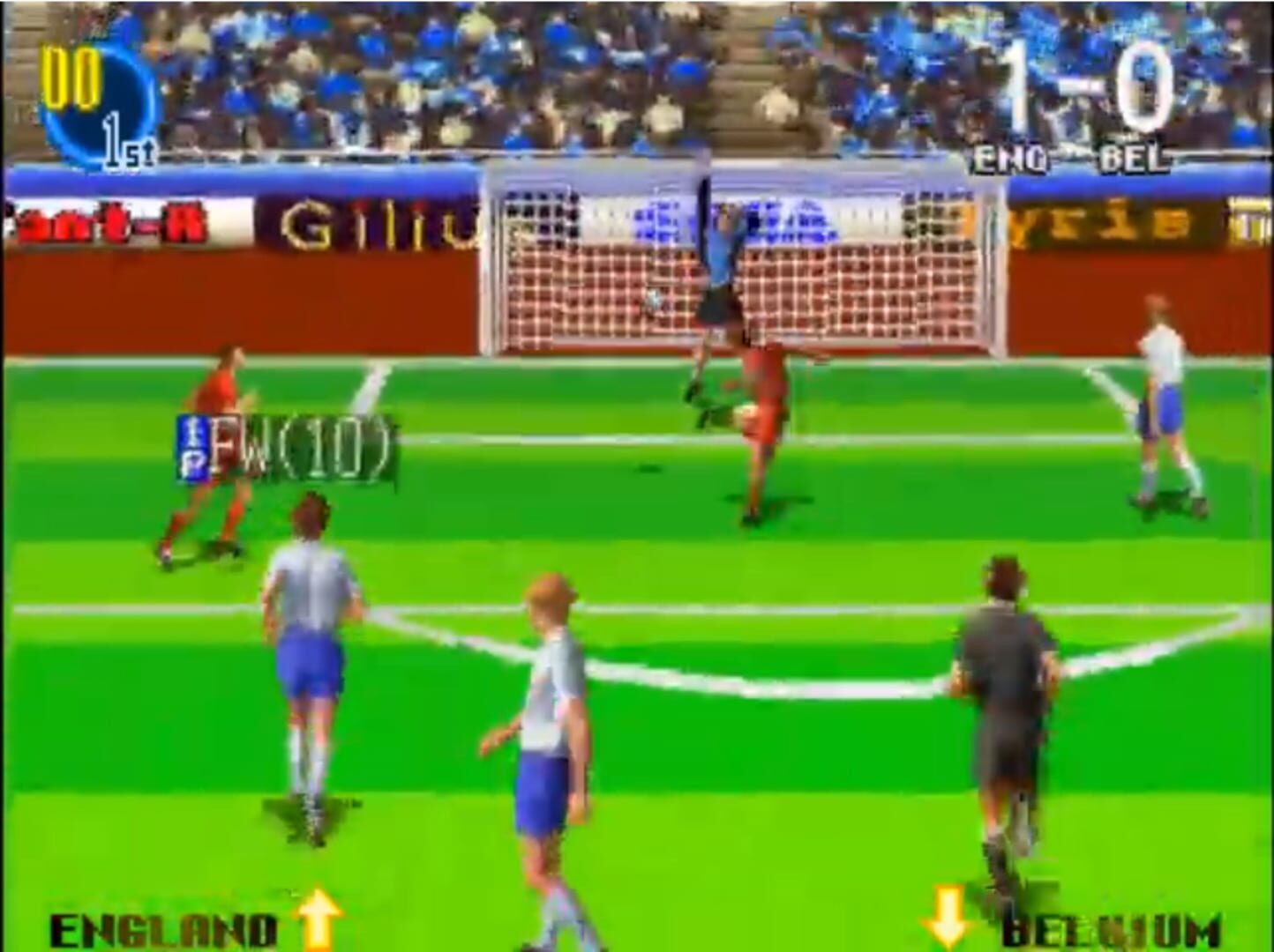 Captura de pantalla - Super Visual Football European Sega Cup