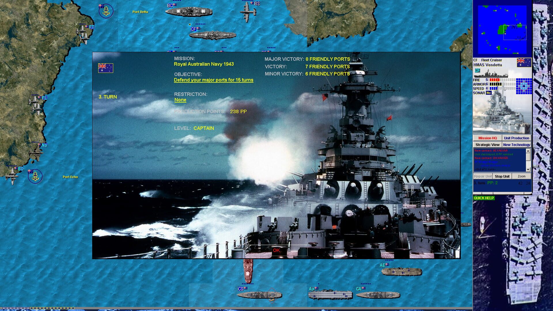 Battleships and Carriers: Pacific War - Screenshot