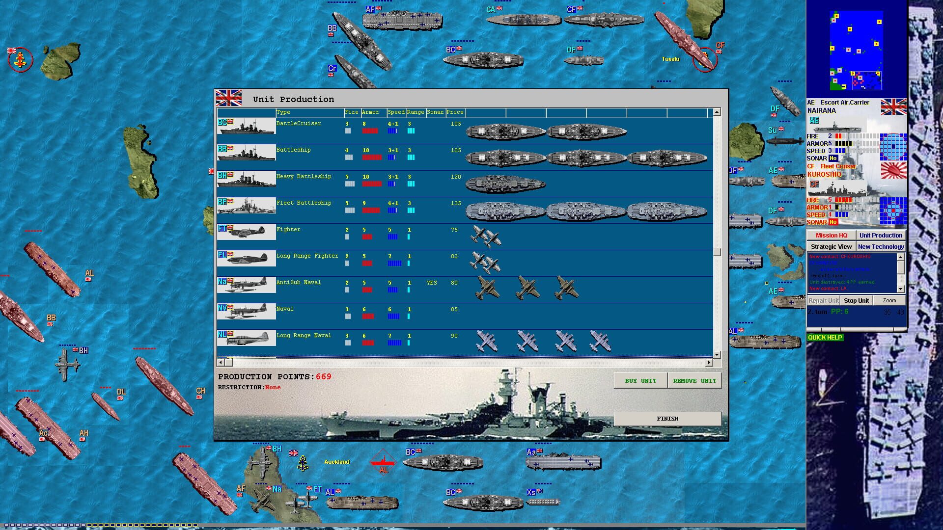 Battleships and Carriers: Pacific War - Screenshot