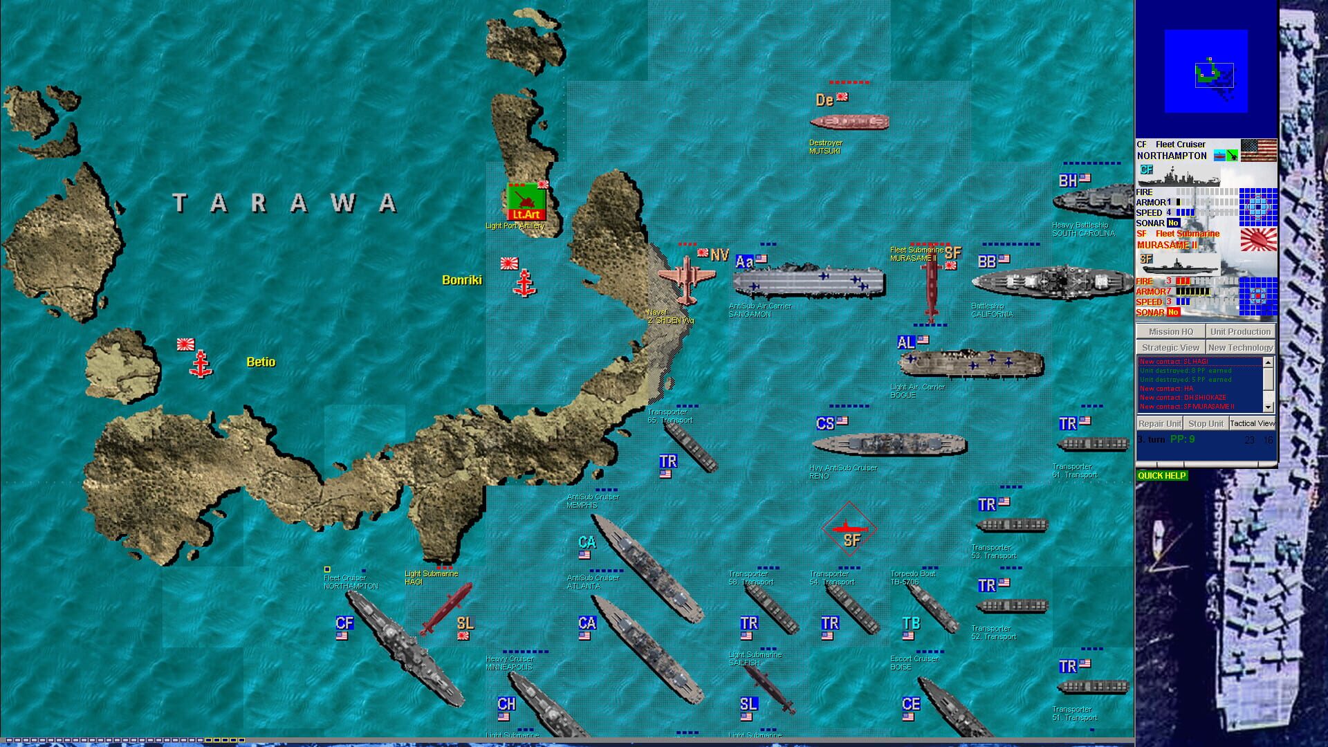 Battleships and Carriers: Pacific War - Screenshot