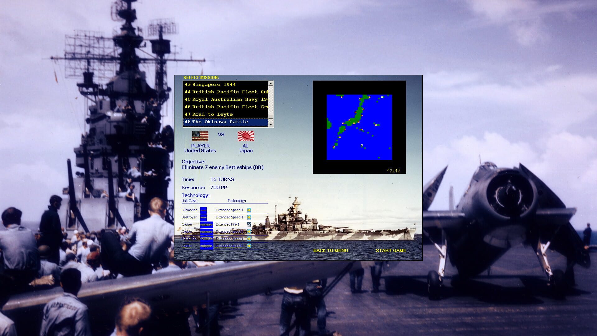 Battleships and Carriers: Pacific War - Screenshot