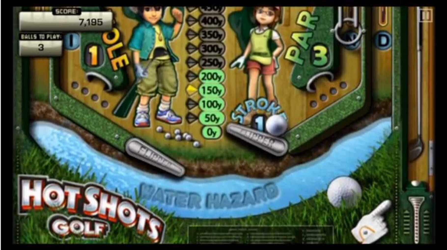 Captura de pantalla - Pinball Heroes: Hot Shots Golf