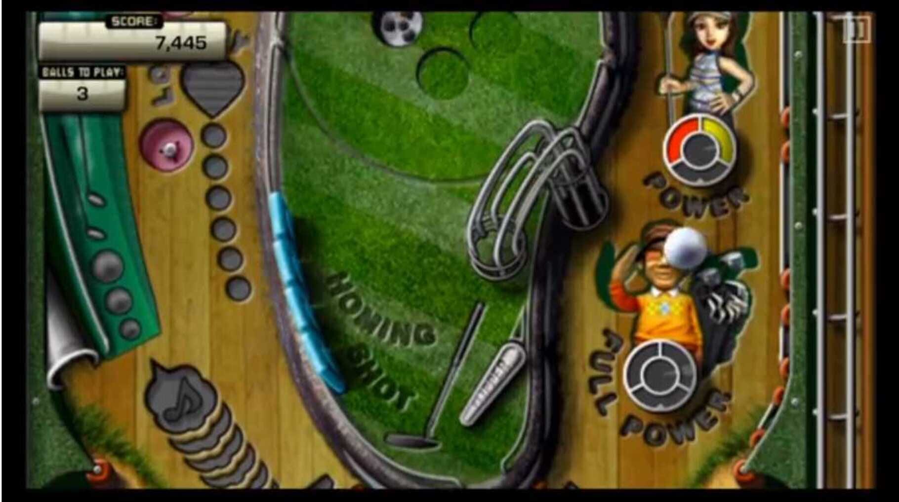 Captura de pantalla - Pinball Heroes: Hot Shots Golf