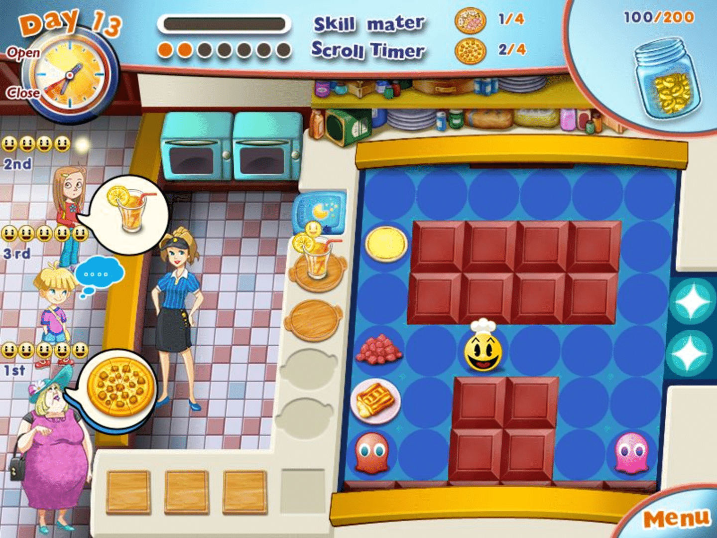 Pac-Man Pizza Parlor screenshot