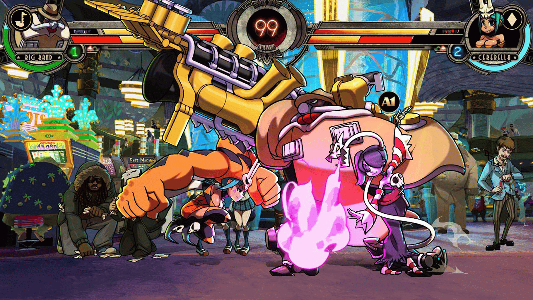 Skullgirls Encore: Big Band screenshot