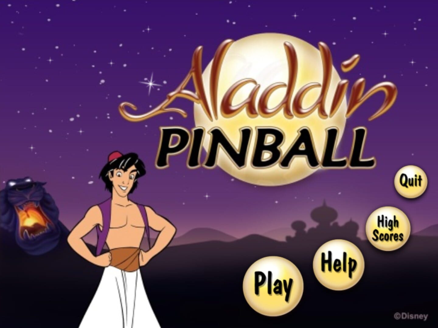 Captura de pantalla - Aladdin Pinball