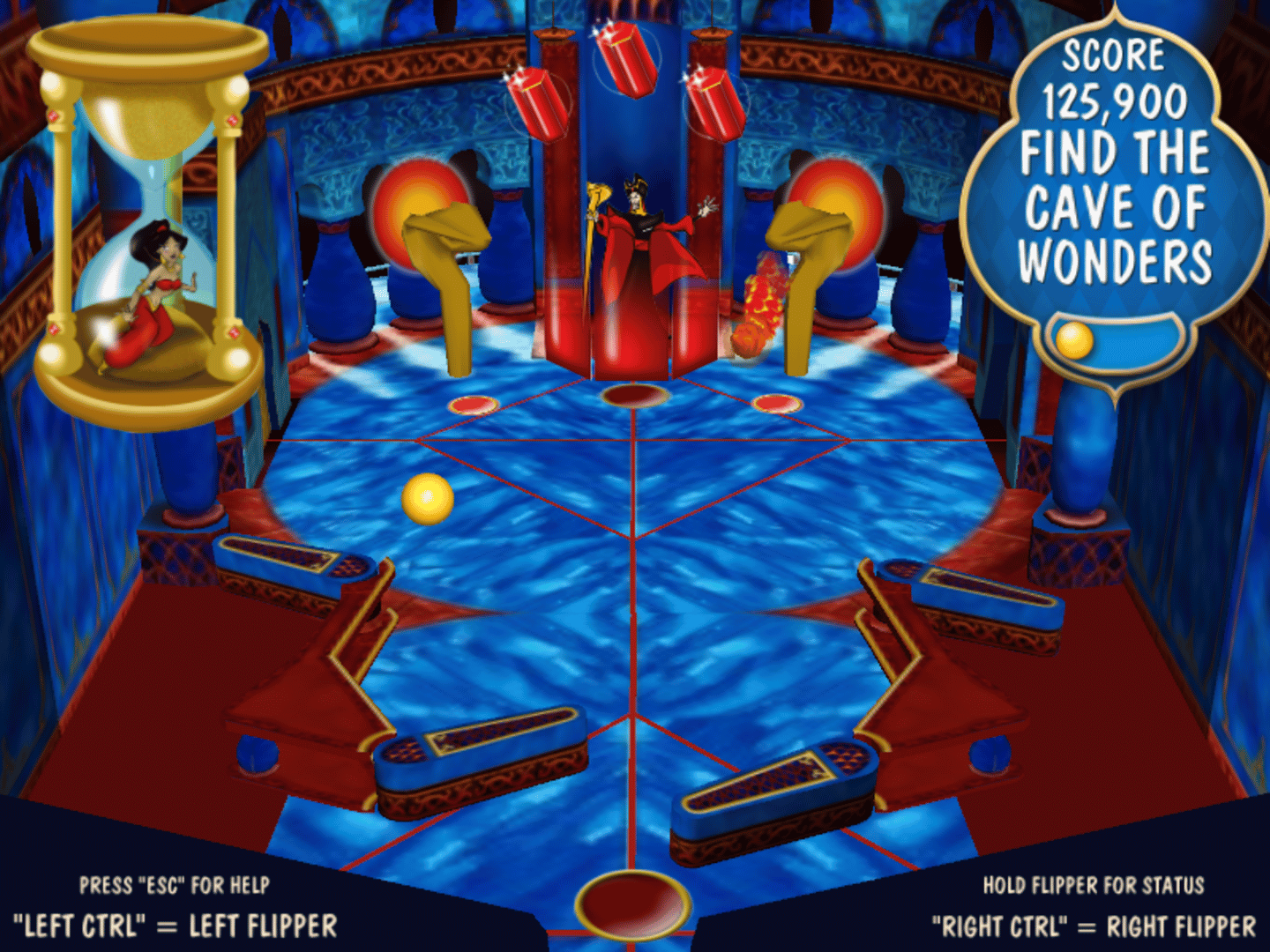 Aladdin Pinball screenshot