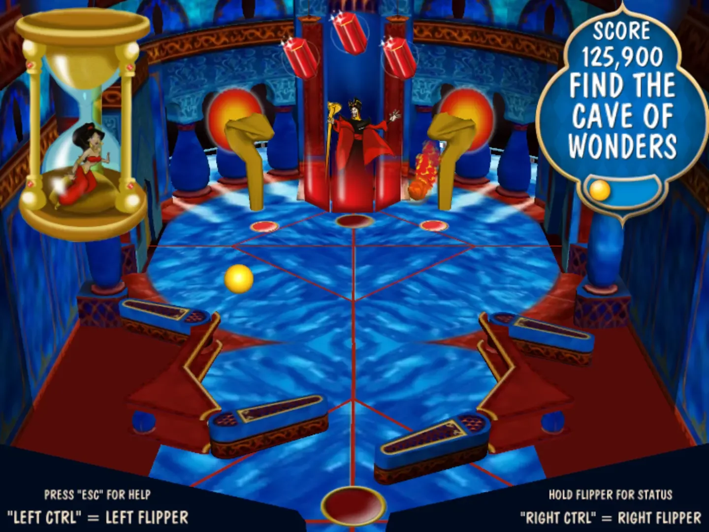 Captura de pantalla - Aladdin Pinball