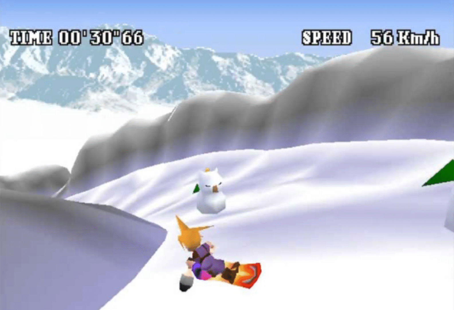 Final Fantasy VII Snowboarding screenshot