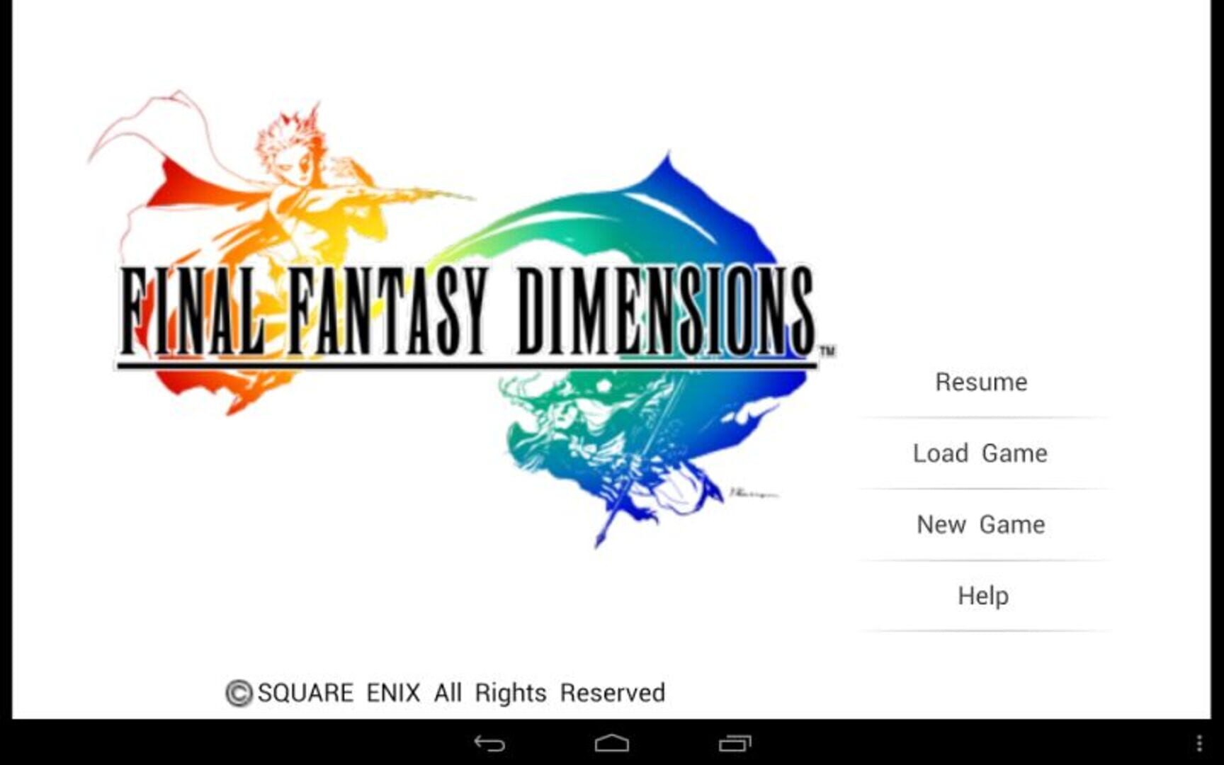 Captura de pantalla - Final Fantasy Dimensions