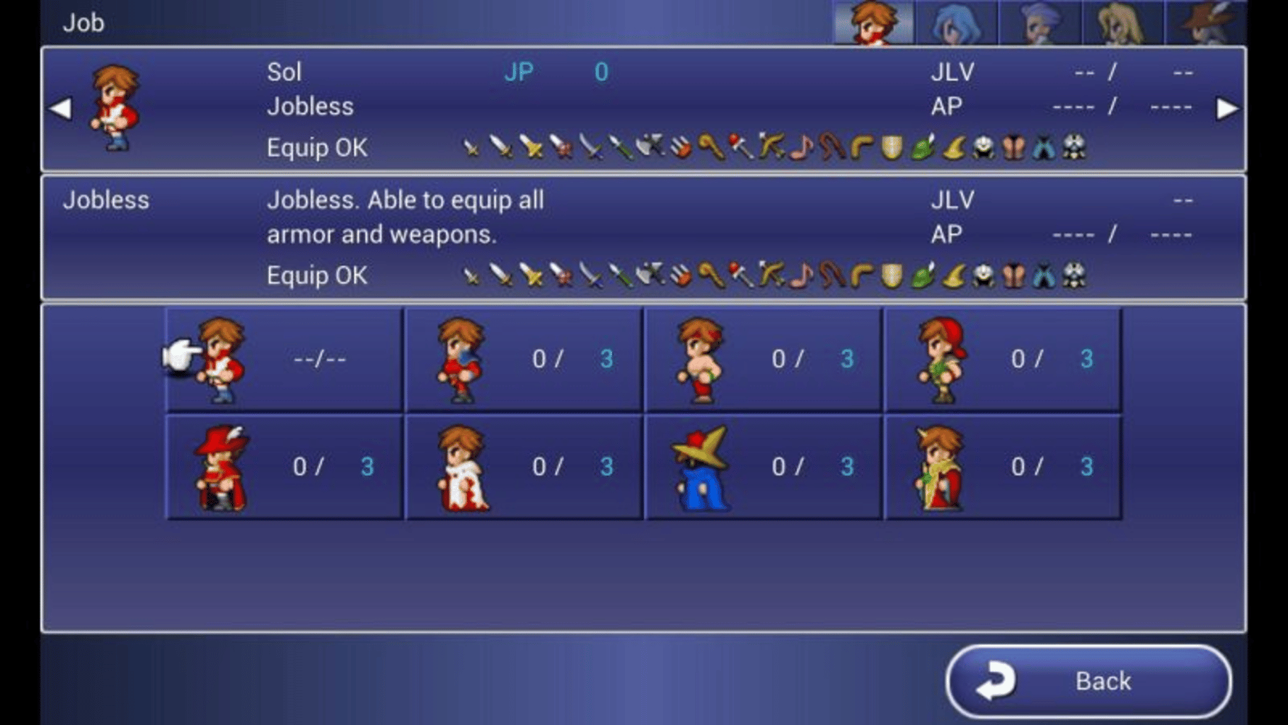 Final Fantasy Dimensions screenshot