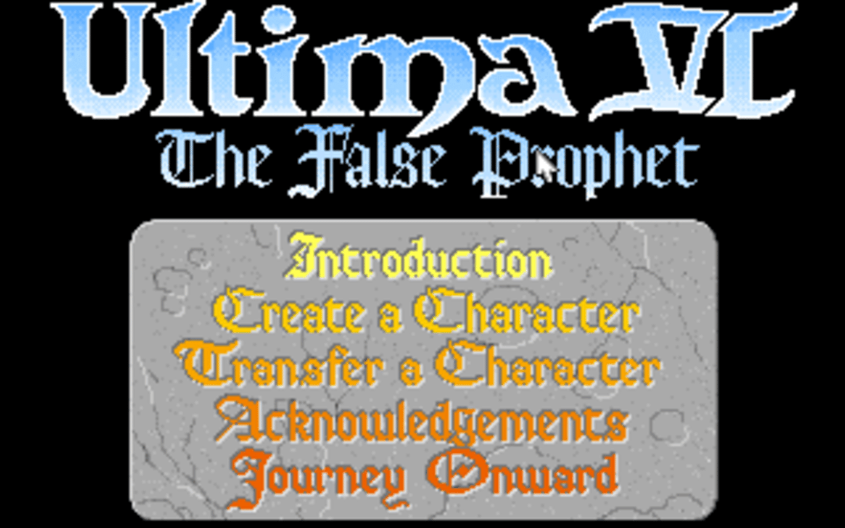 Ultima V: Warriors of Destiny screenshot