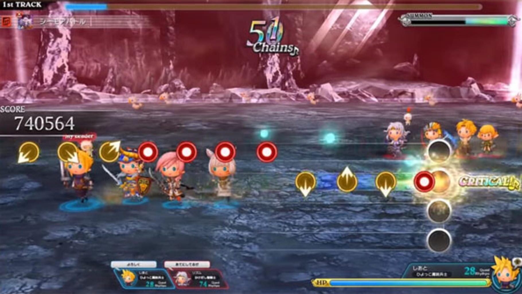 Captura de pantalla - Theatrhythm Final Fantasy: All-Star Carnival