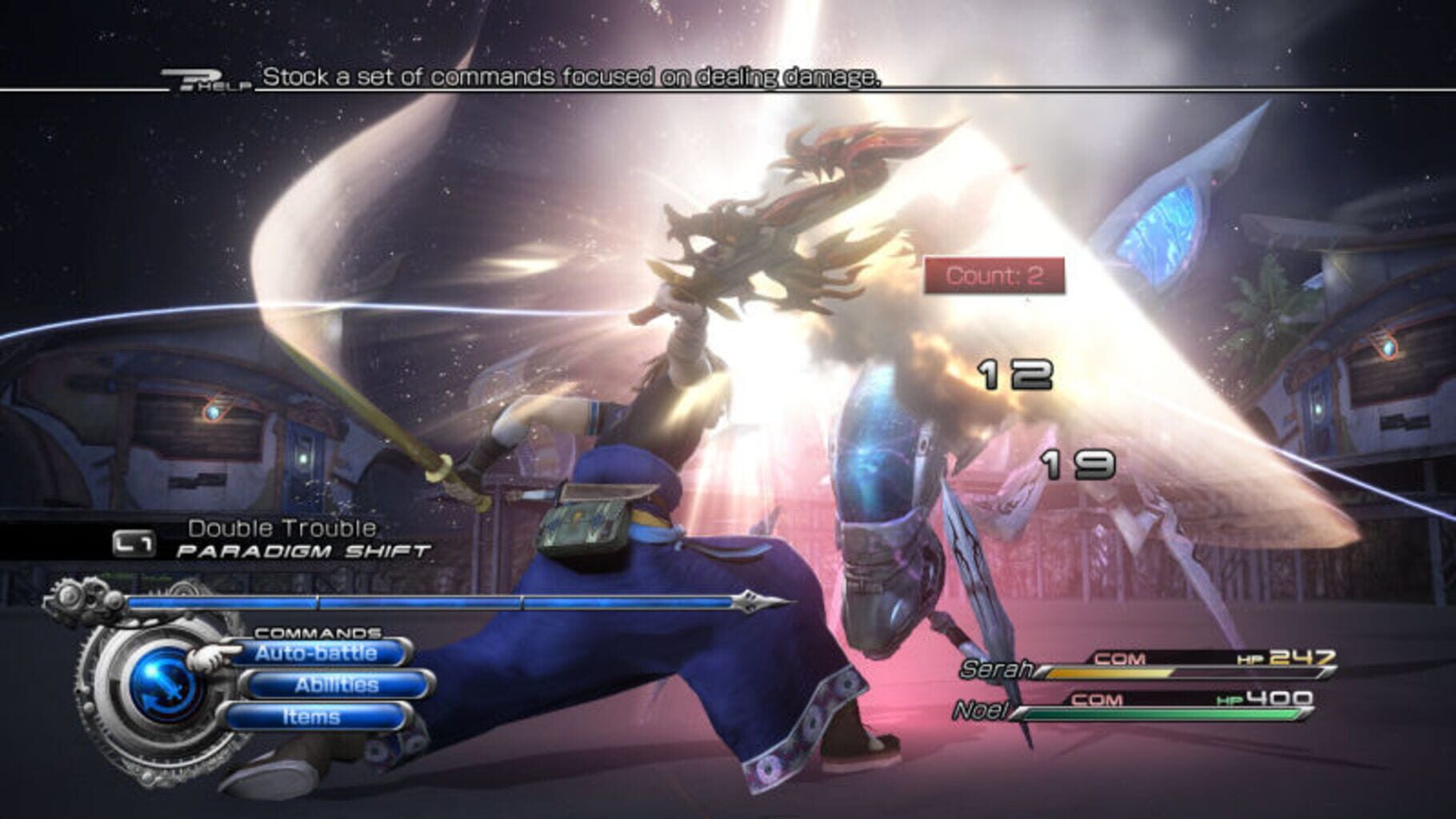Captura de pantalla - Final Fantasy XIII-2: Collector's Edition