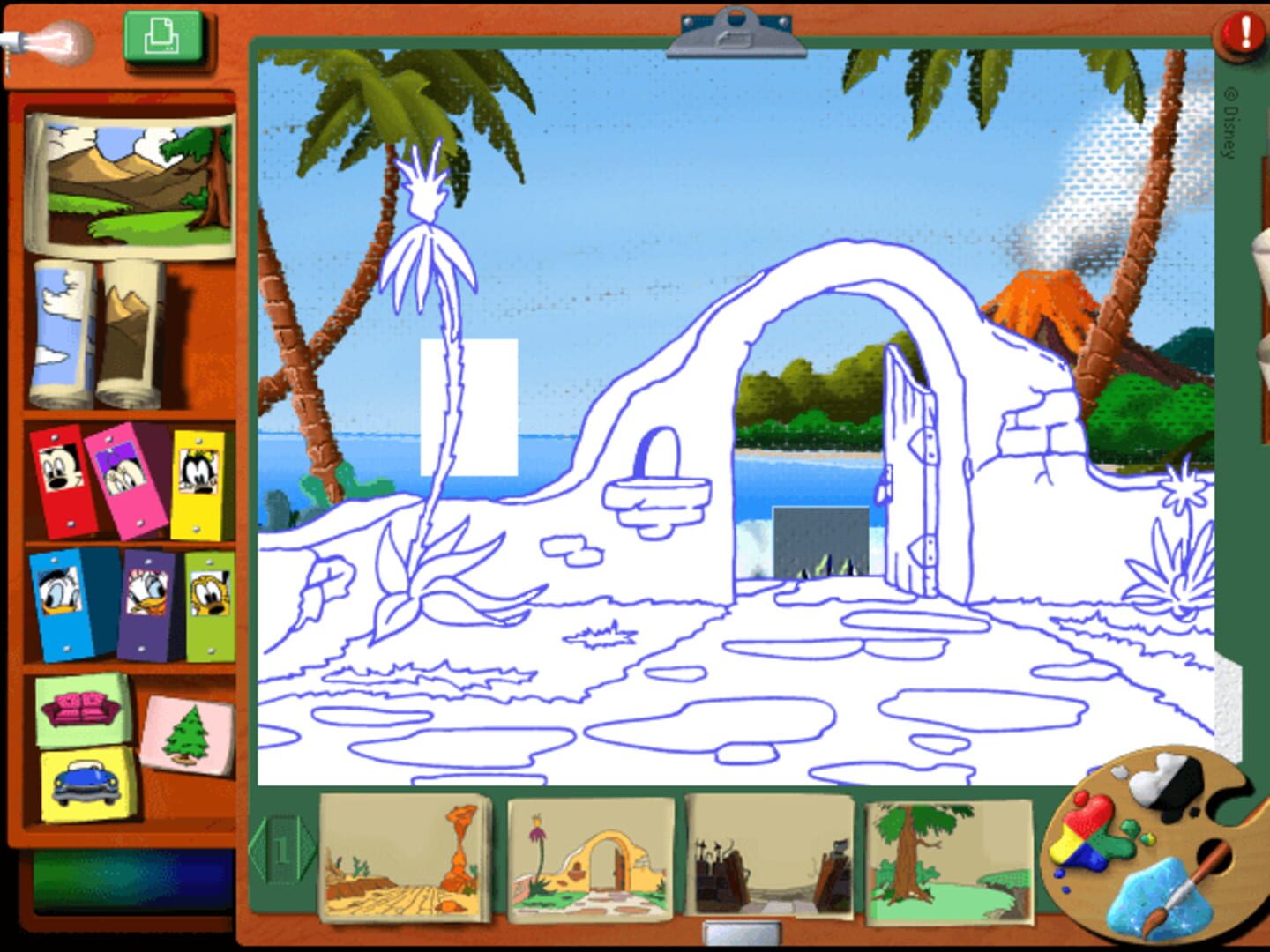 Игра том рисовать. Disney's Magic artist Studio. Игра веселый художник. Волшебный художник игра. Disney's Magic artist (1997, Windows).