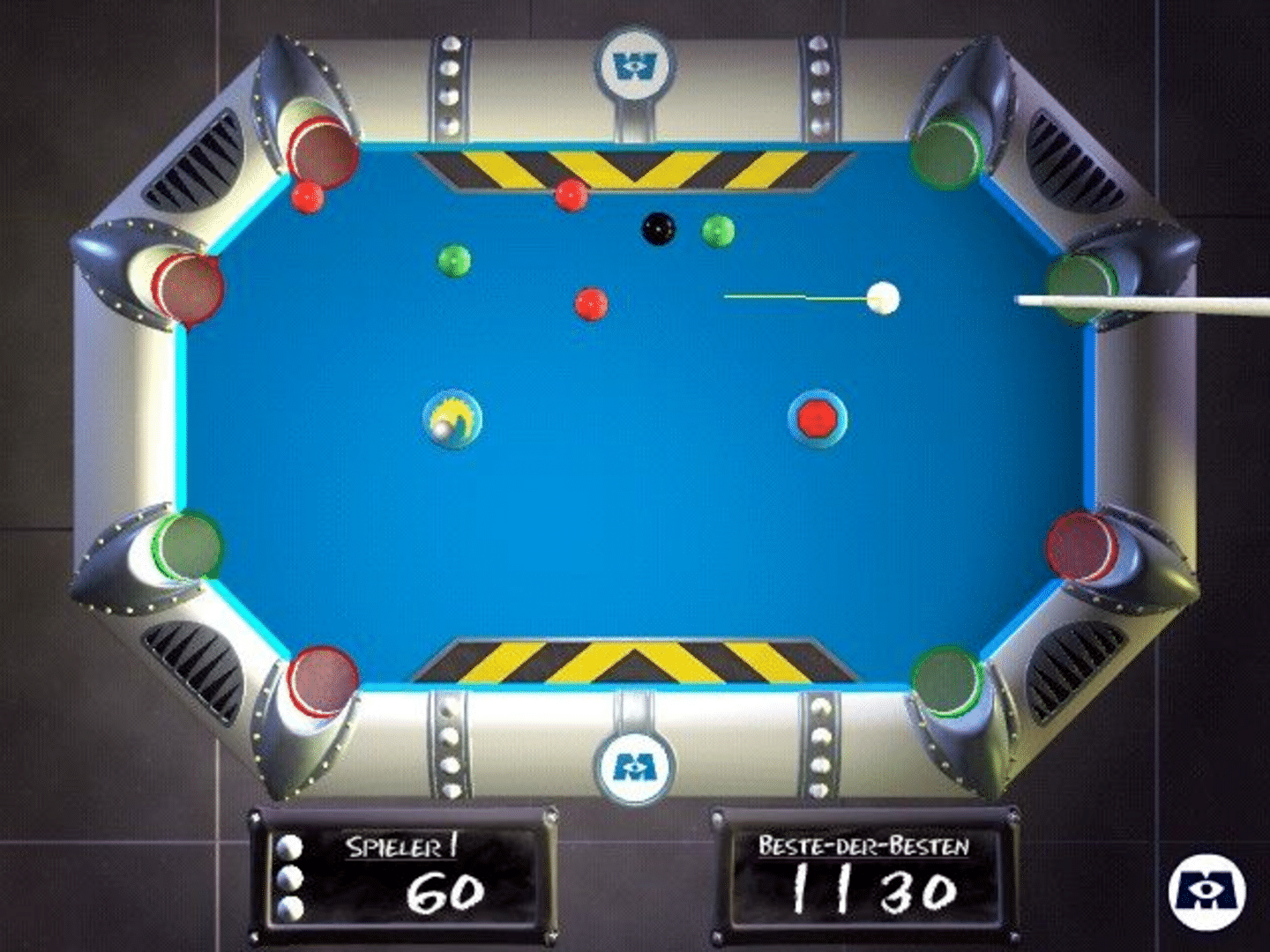 Monsters, Inc.: Wreck Room Arcade - Eight Ball Chaos screenshot