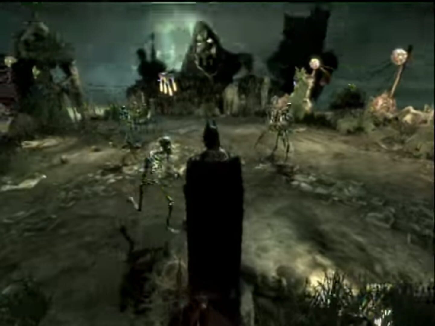 Captura de pantalla - Batman: Arkham Asylum - Dem Bones Challenge Map