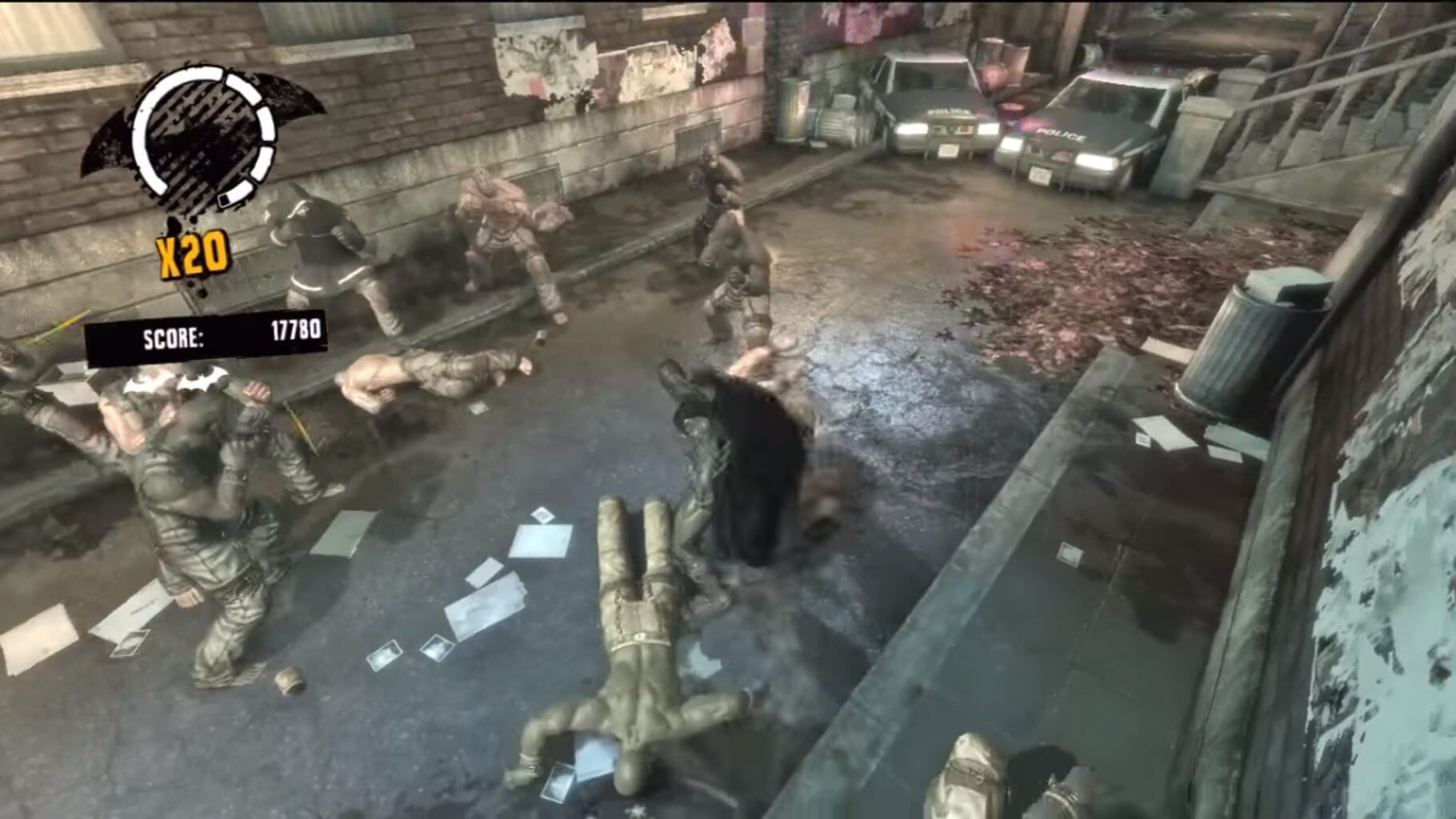 Captura de pantalla - Batman: Arkham Asylum - Crime Alley Challenge Map