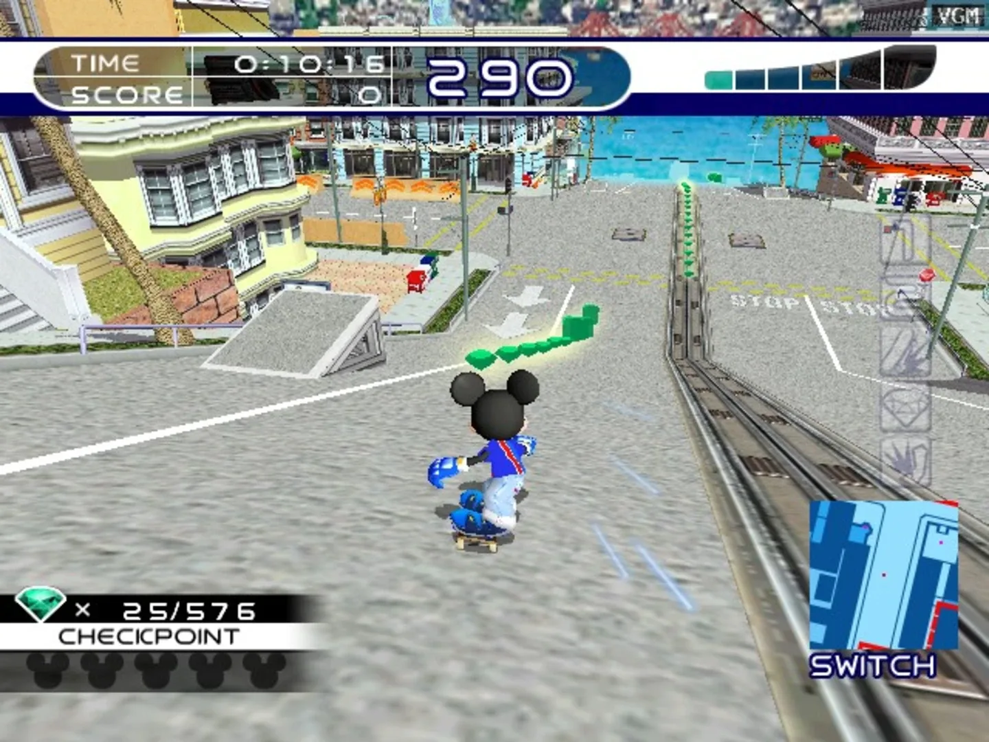Captura de pantalla - Disney Sports Skateboarding