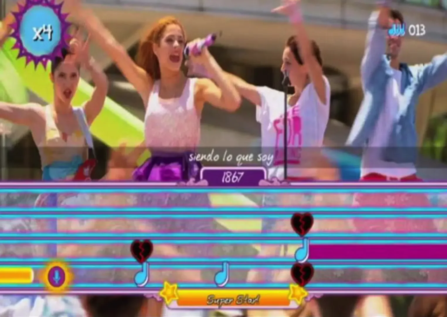 Captura de pantalla - Violetta: Rhythm & Music