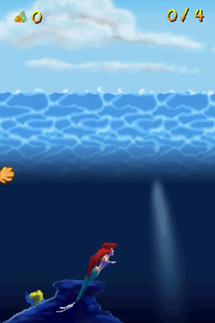 Captura de pantalla - Disney's The Little Mermaid: Ariel's Undersea Adventure