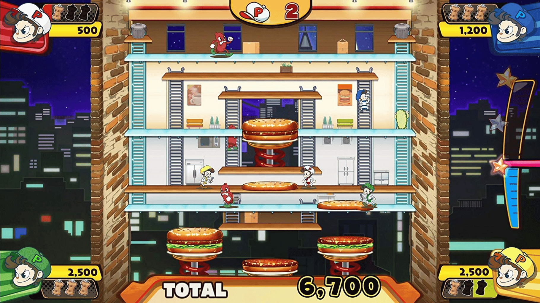 BurgerTime Party! screenshot