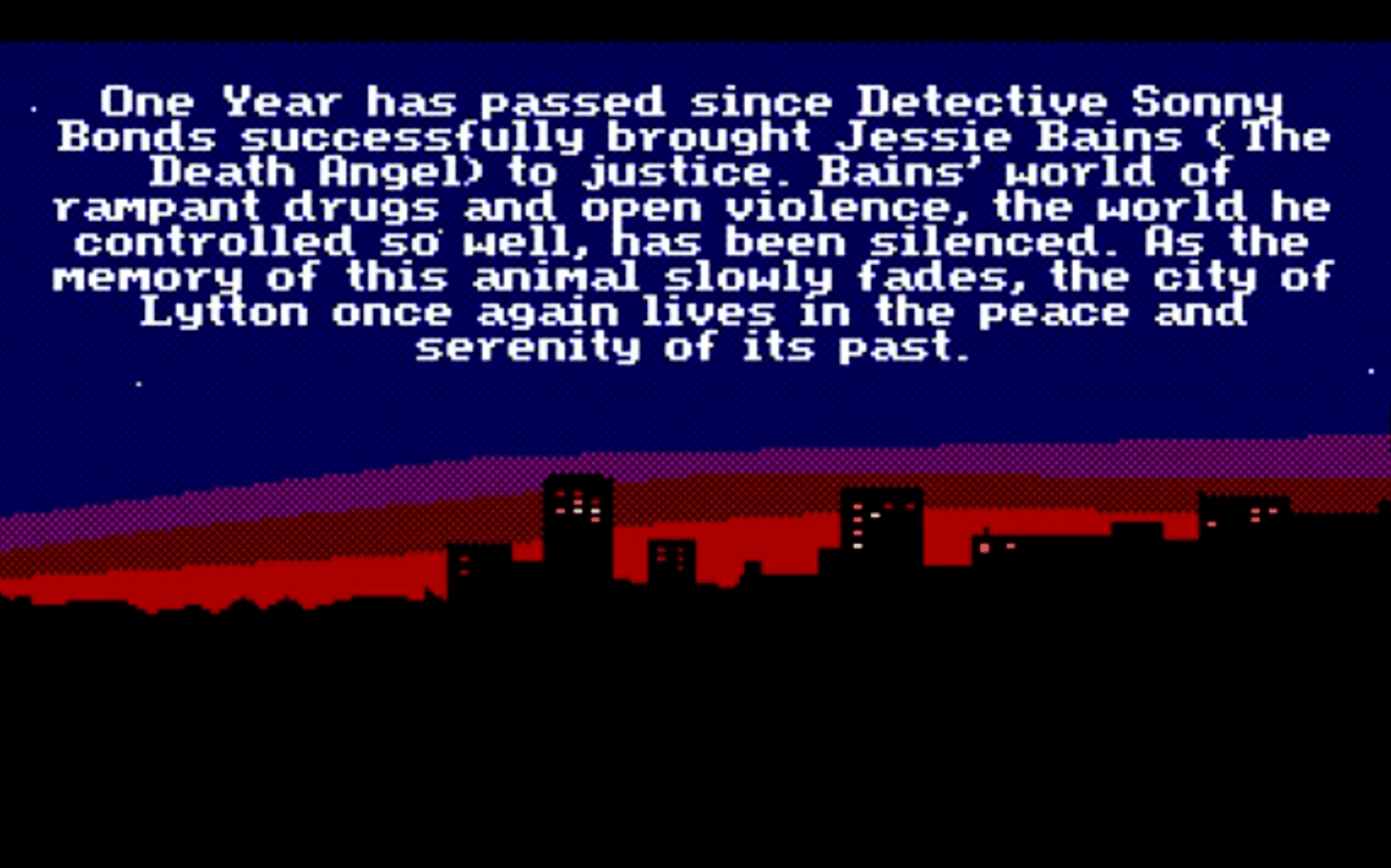 Police Quest II: The Vengeance screenshot