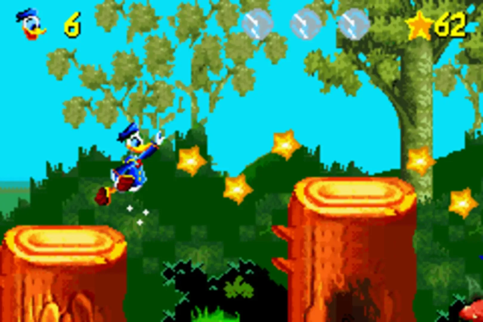 Captura de pantalla - Disney's Donald Duck Advance