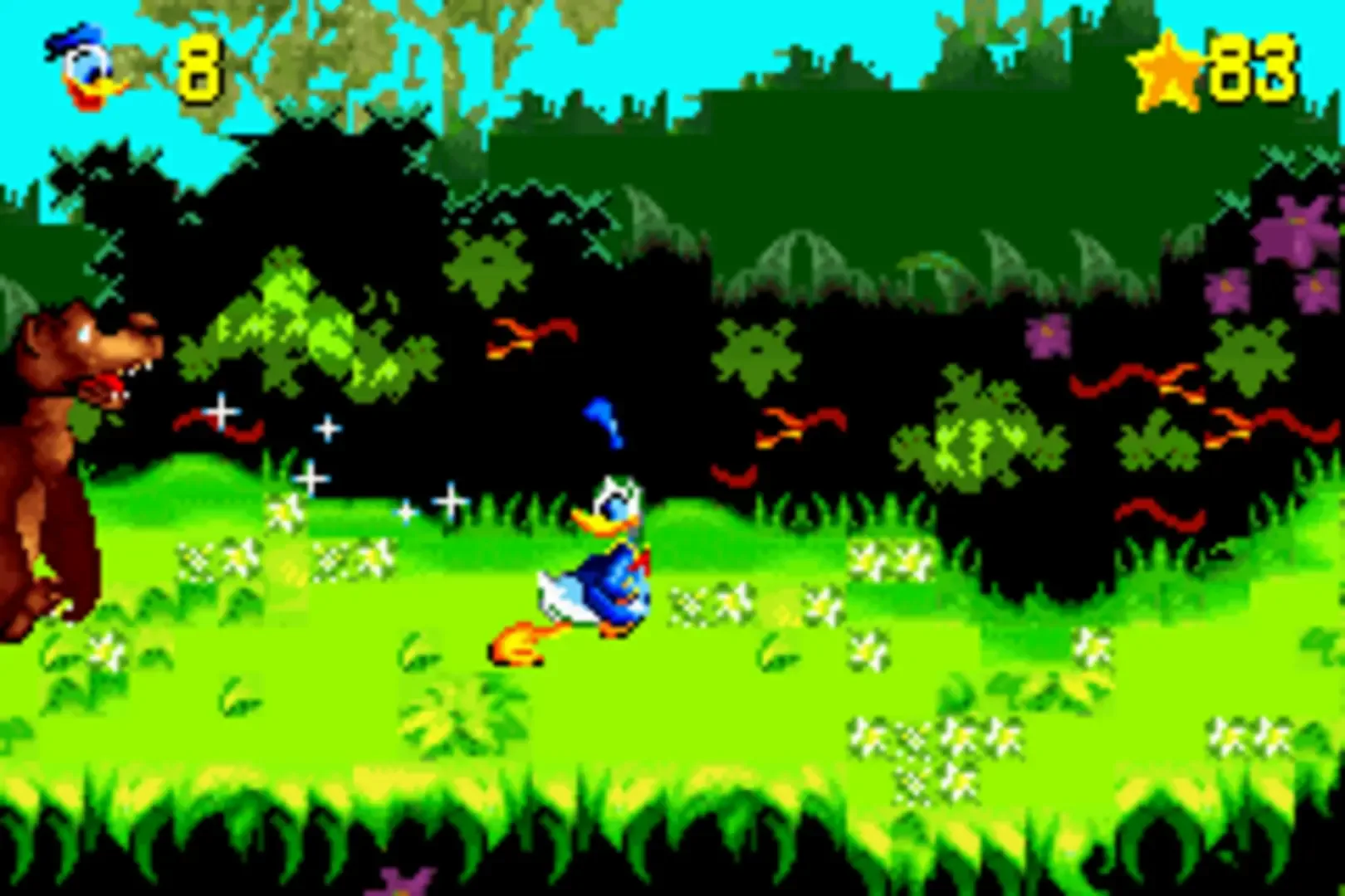 Captura de pantalla - Disney's Donald Duck Advance