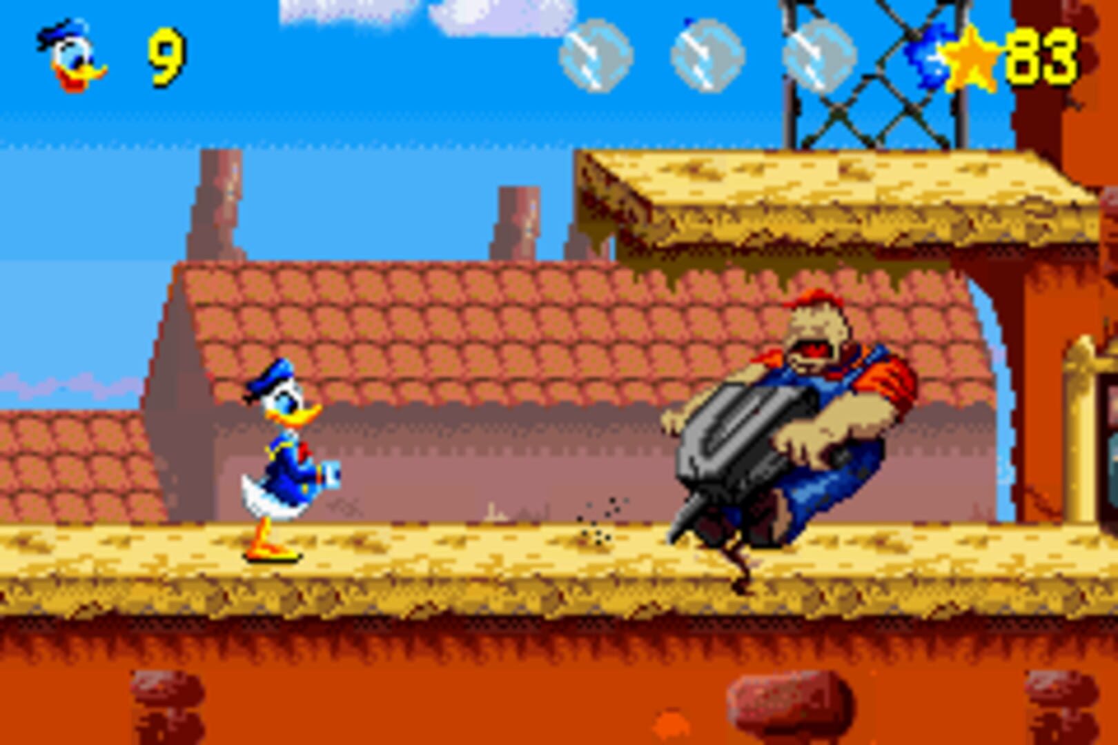 Captura de pantalla - Disney's Donald Duck Advance