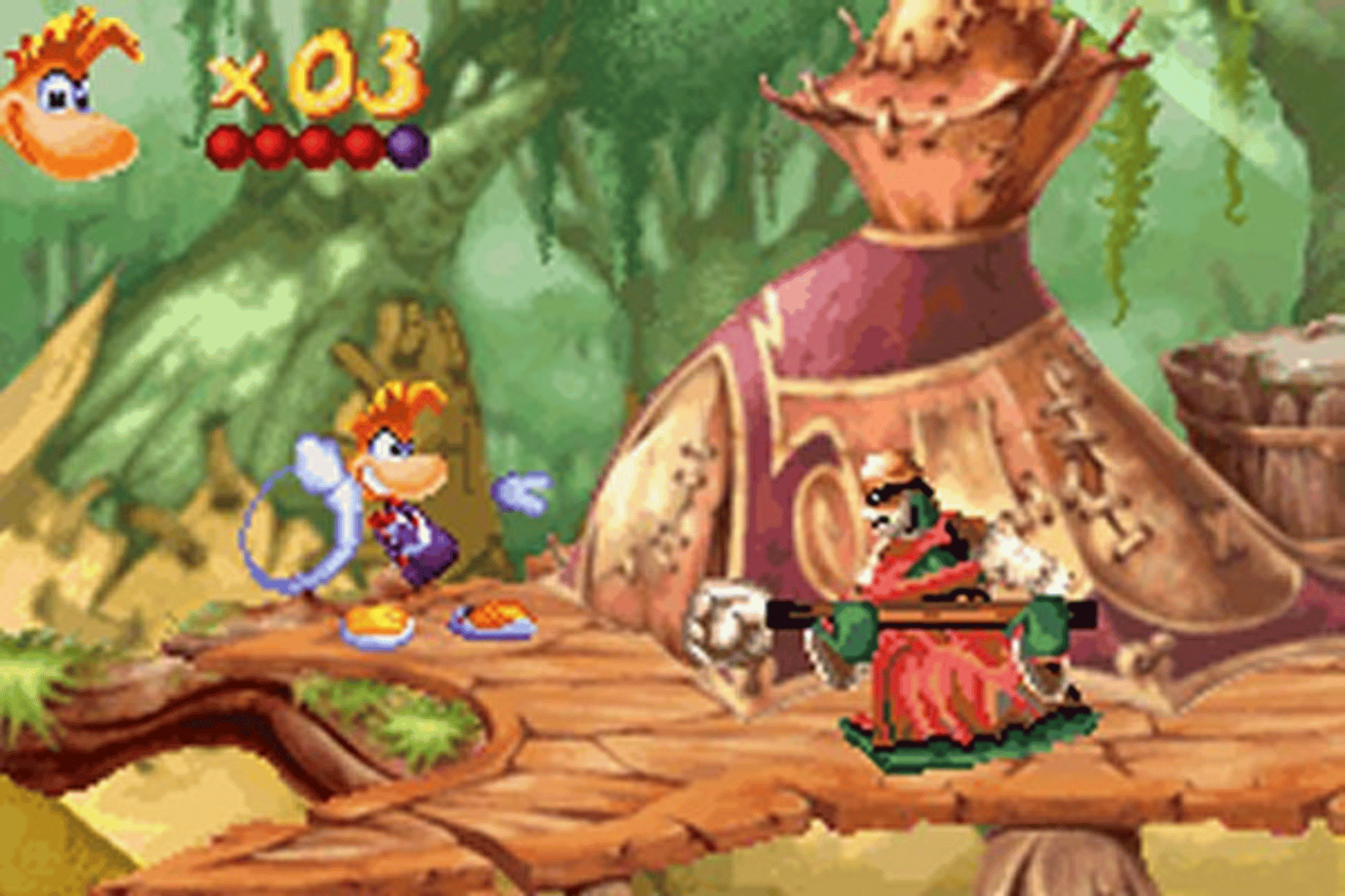 Disney's Winnie the Pooh's Rumbly Tumbly Adventure & Rayman 3 screenshot