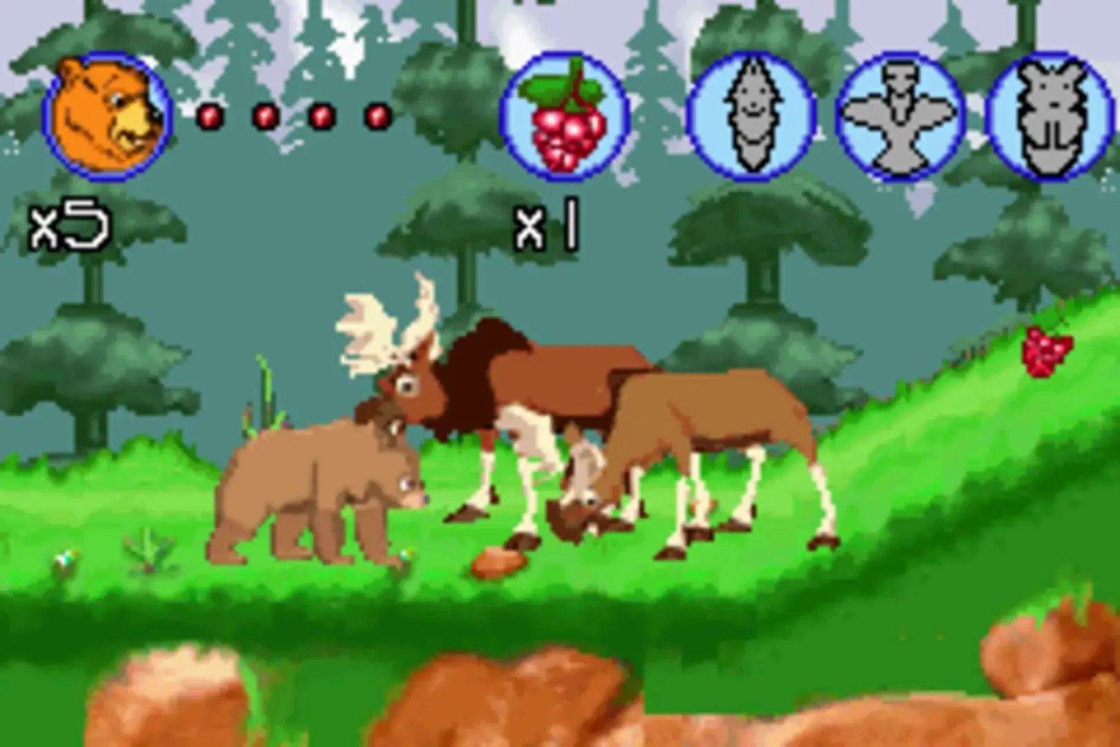 Captura de pantalla - 2 Games In 1: Disney's Brother Bear + Disney Princess