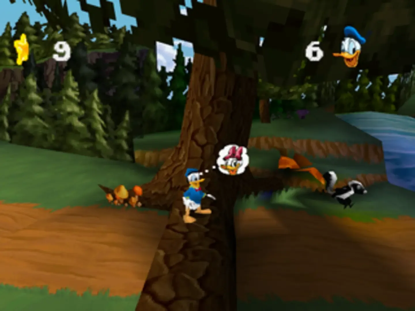 Captura de pantalla - Disney's Donald Duck: Goin' Quackers