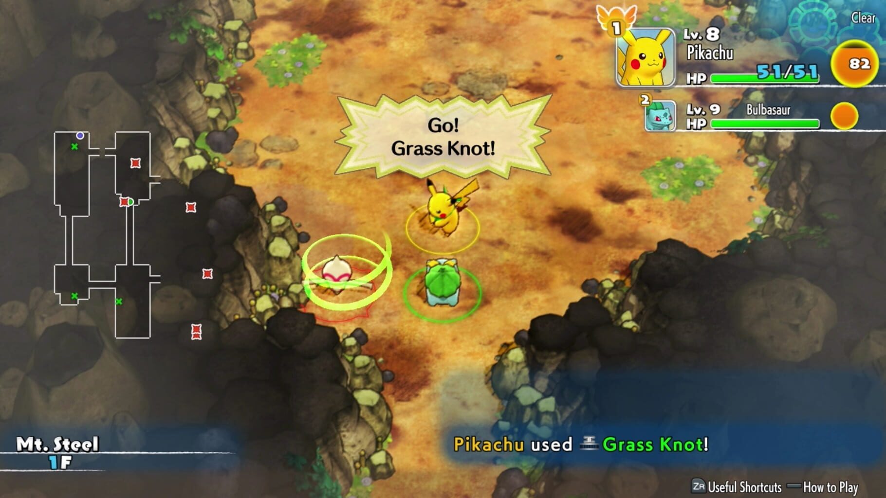 Captura de pantalla - Pokémon Mystery Dungeon: Rescue Team DX