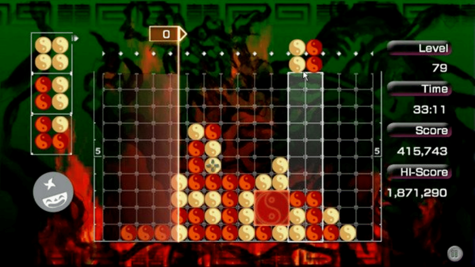 Lumines: Puzzle Fusion screenshot