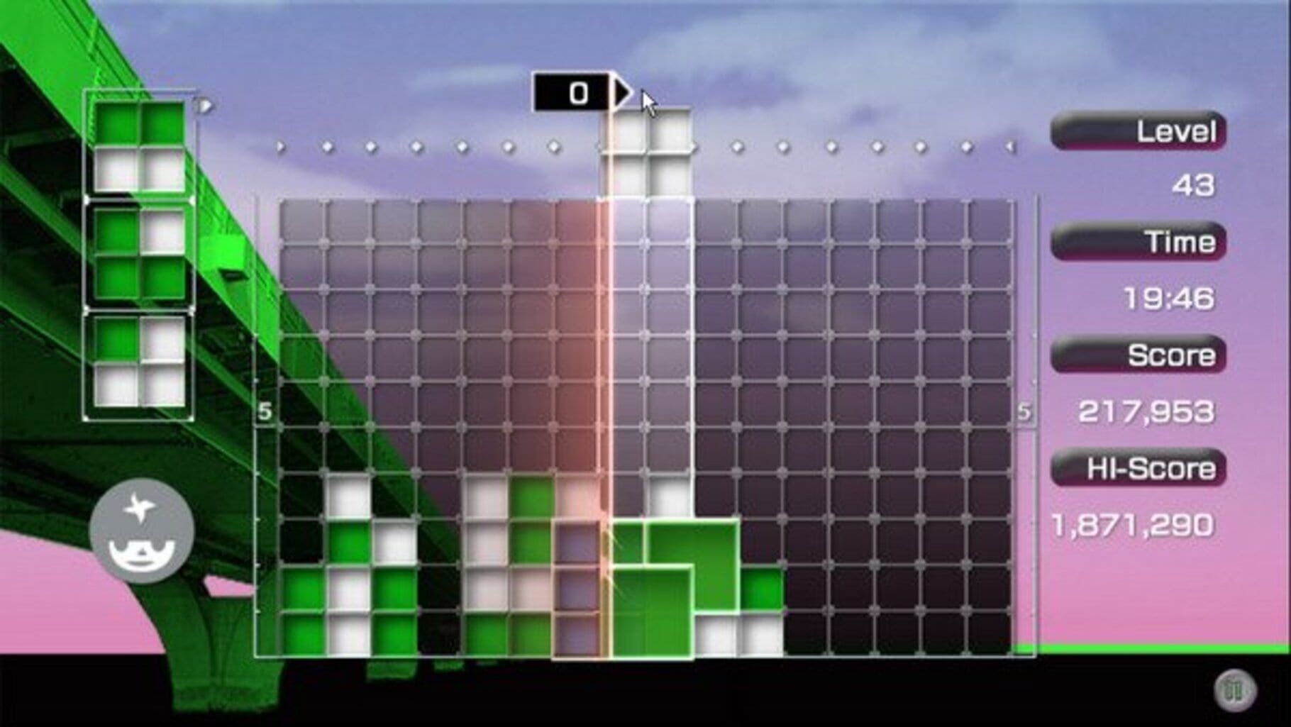 Captura de pantalla - Lumines: Puzzle Fusion