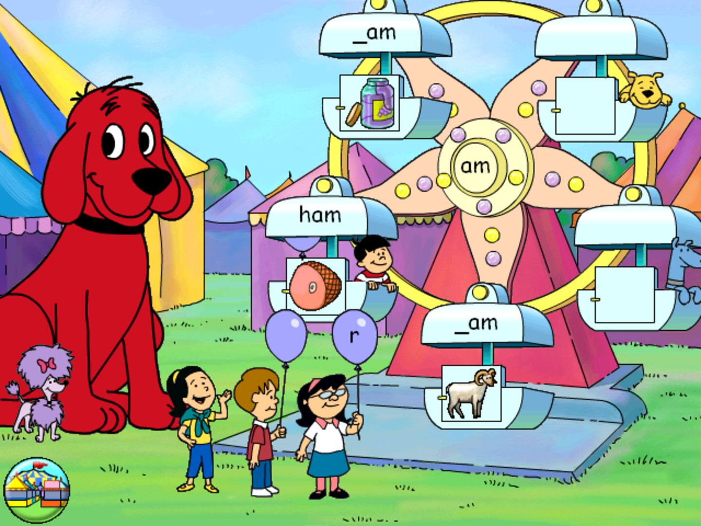 Captura de pantalla - Clifford the Big Red Dog: Phonics