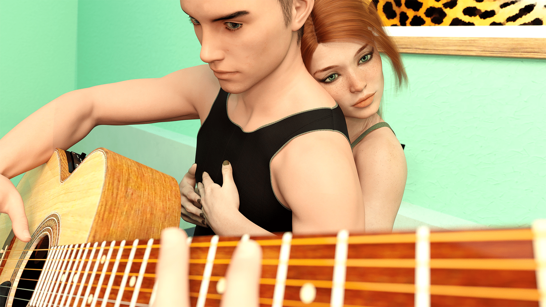 Second Life Marketplace - Frozen - Guitar Pose 4 Full Perm