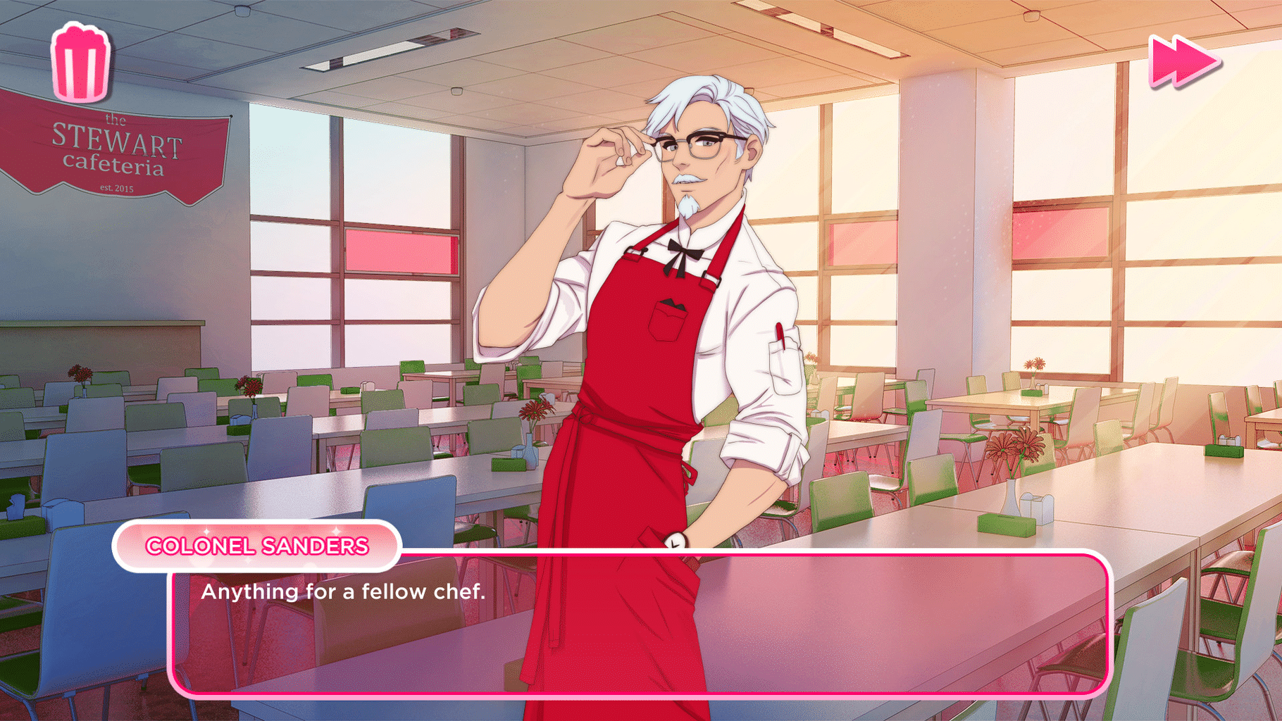 I Love You, Colonel Sanders! A Finger Lickin' Good Dating Simulator screenshot